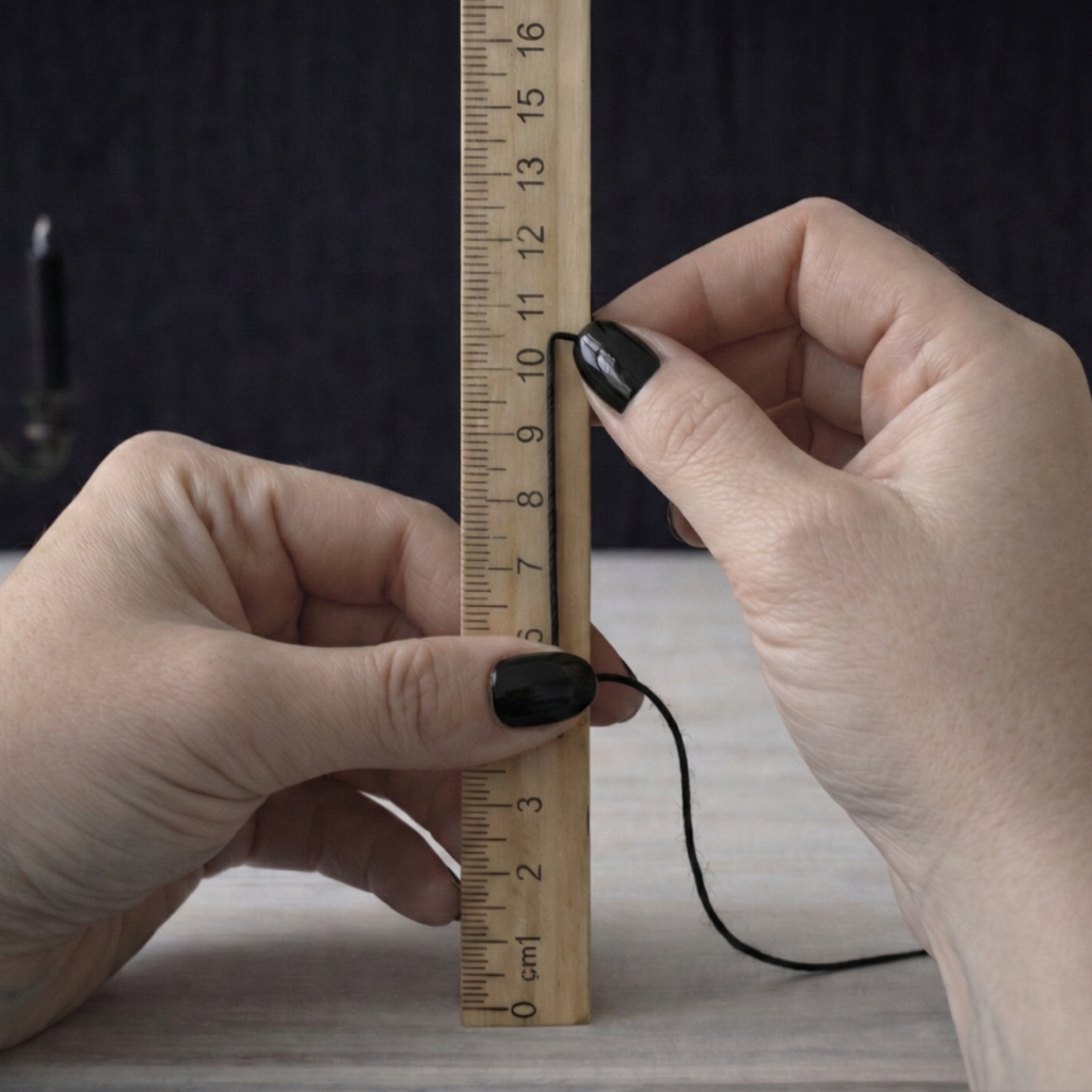 Passo 3: Meça na régua